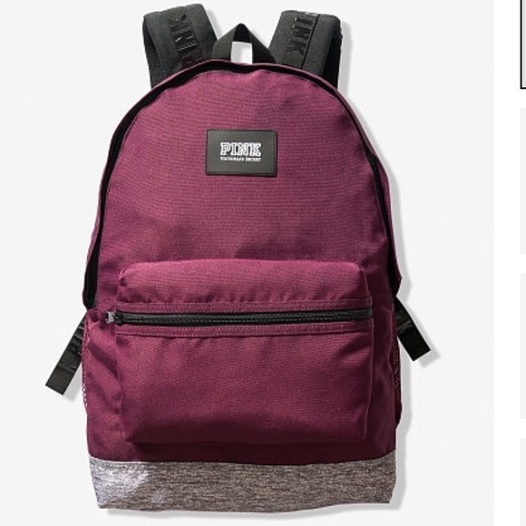 pink campus backpack